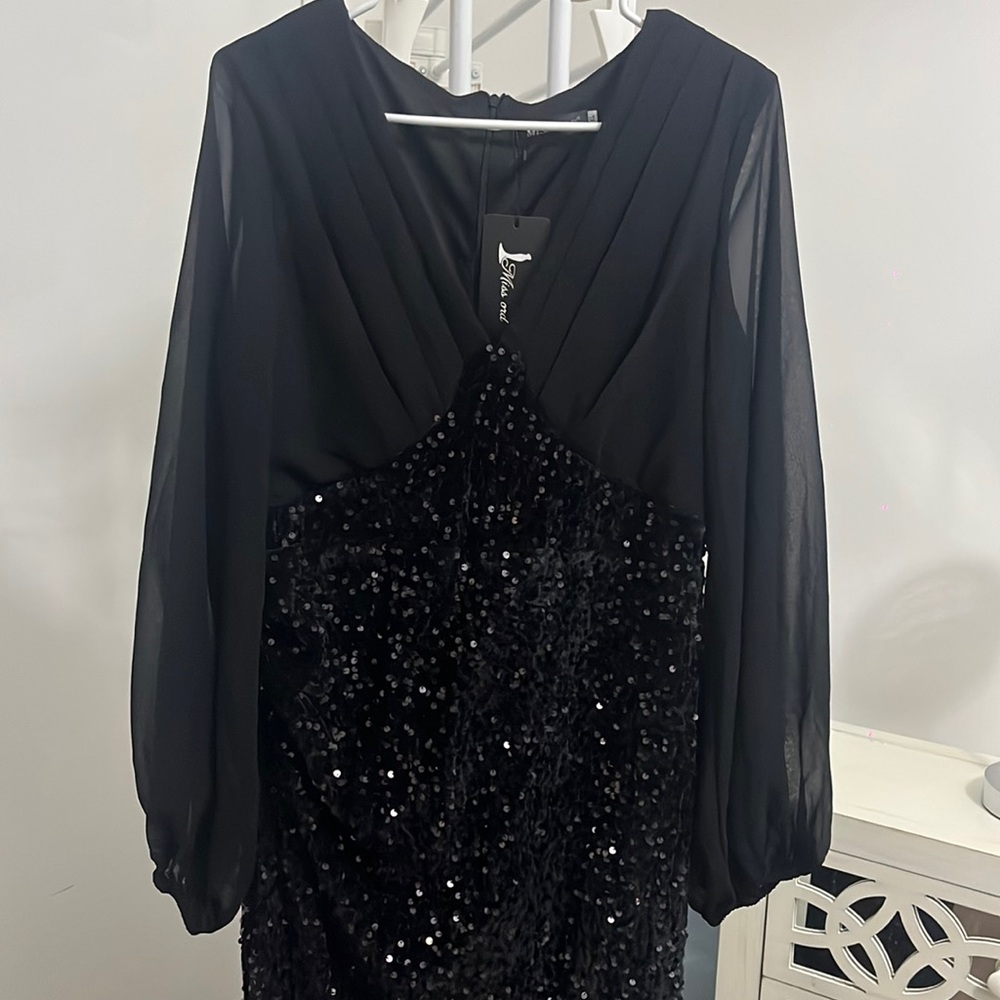 Black Sequin dress brand new